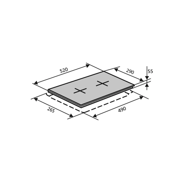 Варочная поверхность Ventolux HI 32 TC FBS FZ SL - изображение 6