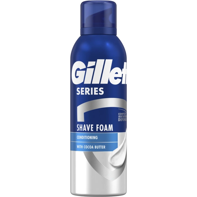 Піна для гоління Gillette Series Conditioning З маслом какао 200 мл (8001090871404) - picture 1