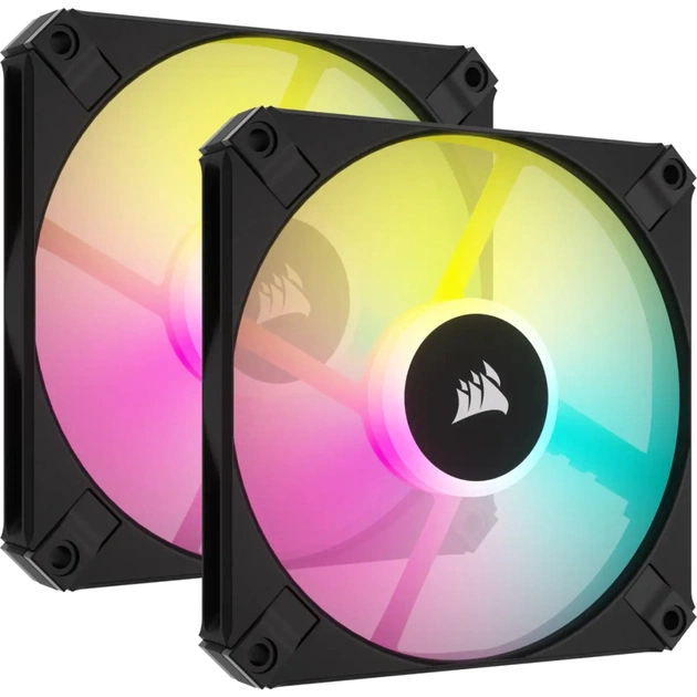 Кулер до корпусу Corsair iCUE AF120 RGB Slim Black (CO-9050163-WW) - зображення 1