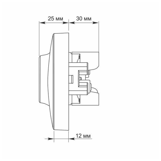 Розетка Videx BINERA 2ая із заземленням (VF-BNSK2G-W) - зображення 5