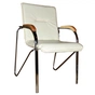 Офісний стілець Примтекс плюс Samba chrome wood 1.007 S-82 Beige (Samba chrome wood 1.007 S-82) - зменшене зображення 1