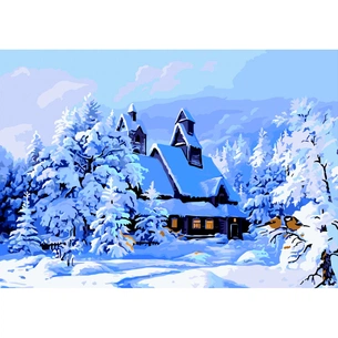 Картина по номерам ZiBi ART Line Зимова казка 40*50 см (ZB.64112) зображення 1
