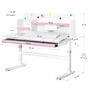 Парта Evo-kids Pink (TH-360 WG/PN) - зменшене зображення 3