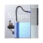 Концентратор Vention USB 3.1 Type-C to HDMI/USB 3.0x3/PD 100W Blue Aluminum Alloy Hub 5-in-1 (TGESB) - уменьшенное изображение 6