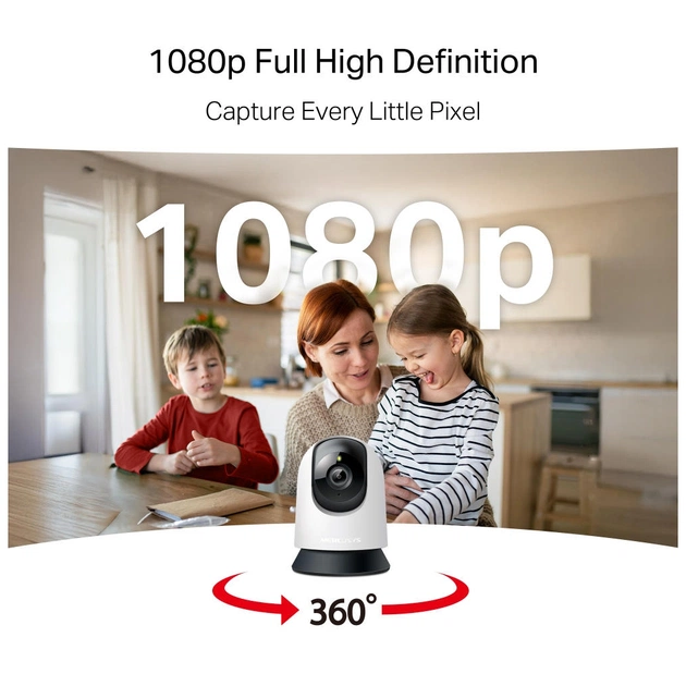 Камера відеоспостереження Mercusys IP-Камера MERCUSYS MC200 FHD N300 microSD motion detection (MC200) - picture 5