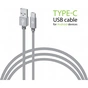 Дата кабель USB 2.0 AM to USB-C 1.0m grey Intaleo (1283126489136) - зменшене зображення 3