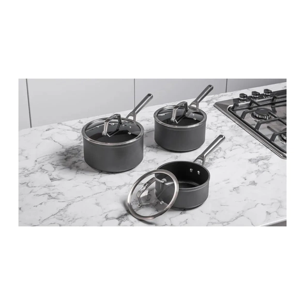 Набір посуду Ninja 3 предмети із нержавіючої сталі з кришками (C63000EU) - picture 2