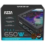 Блок живлення Azza 650W (PSAZ 650W ARGB) - уменьшенное изображение 3