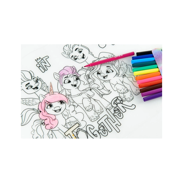 Підкладка настільна Kite силіконова розмальовка My Little Pony, 30х40см (LP22-424) - picture 9