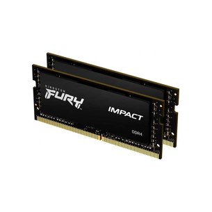 Модуль пам'яті для ноутбука SoDIMM DDR4 32GB (2x16GB) 2666 MHz FURY Impact Kingston Fury (ex.HyperX) (KF426S16IBK2/32) зображення 1