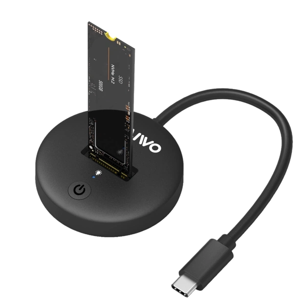 Док-станція для накопичувачів Maiwo M.2 NVMe/SATA SSD to USB3.2 Gen2 USB-C 10Gbps (K1698P2) - picture 1
