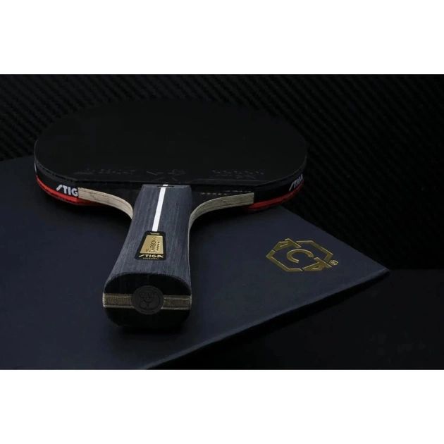Ракетка для настільного тенісу Stiga Pro Carbon Plus 5 Star FL (1215-2820-01) (931105) - зображення 6