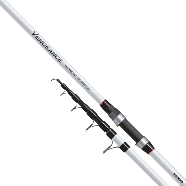 Вудилище болонське Shimano Vengeance Allround Telescopic 390XH 75-150g (VARTE390XH) - изображение 1