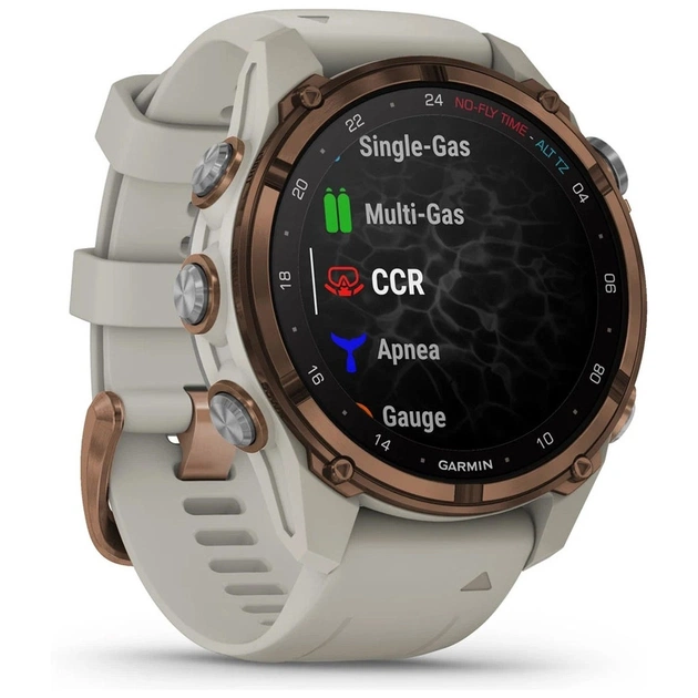 Смарт-годинник Garmin Descent Mk3i, 43mm, SKF12 PVD Ti/Fr Gry, Dive Computer, GPS дайвінг комп'ютер (010-02753-14) - picture 3