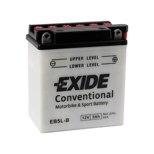 Акумулятор автомобільний EXIDE CONVENTIONAL 5Ah Ев (-/+) (65EN) (EB5L-B) зображення 1