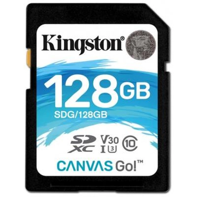 Карта пам'яті Kingston 128GB SDXC class 10 UHS-I U3 (SDG/128GB) - изображение 1