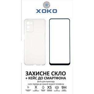 Чохол до мобільного телефона XoKo Ultra Thin Air + Glass Full Cover Ultra-Thin Oppo A54 Black (XK-CS-ULT-OP-A54) зображення 1