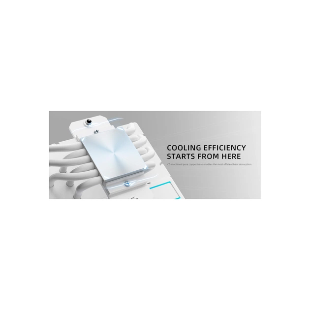 Кулер до процесора ID-Cooling Frozn A610 ARGB White (FROZN A610 ARGB White) - picture 11