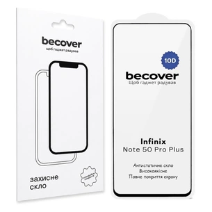 Скло захисне BeCover 10D Infinix Note 50 Pro Plus (X6856) Black (715936) зображення 1