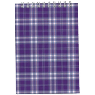 Блокнот Buromax spiral top, А6, 48sheets, square, violet (BM.2480-07) изображение 1