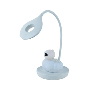 Настольная лампа Kite Cloudy Bear LED с аккумулятором, розовая (K24-493-2-2) изображение 1