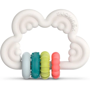 Прорізувач Suavinex силіконовий з бряскальцем/ мультиколір (401439) зображення 1