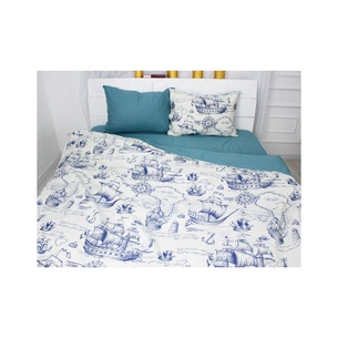 Постільна білизна MirSon Сатин 22-1333 Miracle Полуторна Євро (2200005164358) зображення 1