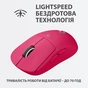 Мишка Logitech G Pro X Superlight Wireless Magenta (910-005956) - зменшене зображення 4