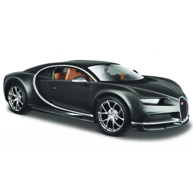 Машина Maisto Bugatti Chiron (1:24) сірий металік (31514 met. grey) - изображение 1