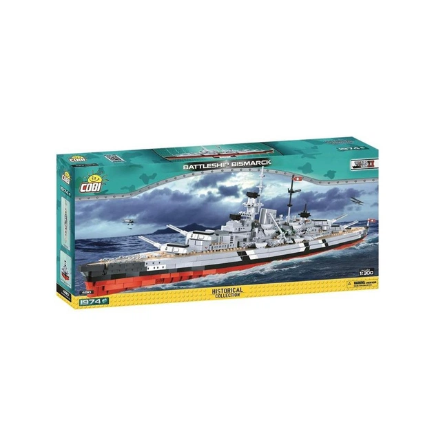 Конструктор Cobi World Of Ships Лінкор Бісмарк 1974 деталей (5902251048105) - изображение 1