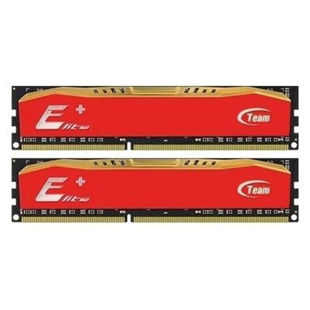 Модуль пам'яті для комп'ютера DDR4 8GB (2x4Gb) 2133 MHz Elite Plus Orange Team (TPAD416GM2133HC15DC01) - зображення 1