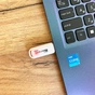 USB флеш накопичувач Mibrand 128GB Marten White USB 3.2 (MI3.2/MA128P10W) - уменьшенное изображение 4