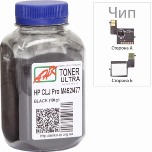 Тонер AHK HP CLJ Pro M452/477, + Apex chip, 100г Black (3203127) зображення 1