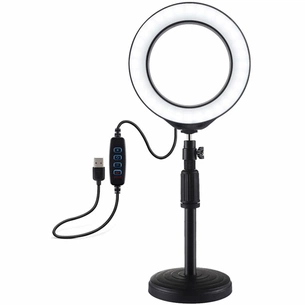 Набір блогера Puluz Ring USB LED lamp PU392 6.2" + table mount 18-28 см (PU392) picture 1