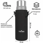 Чехол для термоса Tribe Neoprene Cover для експедиційного термоса 0,75 л Black (T-DF-0009-black) - уменьшенное изображение 7