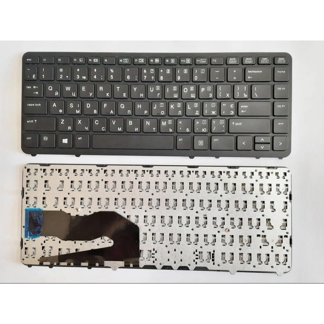 Клавиатура ноутбука HP EliteBook 840 G1/G2, 850 G1/G2 черная с черной UA (A46123) - изображение 1