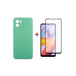 Чохол до мобільного телефона Dengos Xiaomi Redmi A2 Case + Glass (Mint) (DG-KM-82) зображення 1