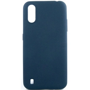 Чохол до мобільного телефона Dengos Carbon Samsung Galaxy A01, blue (DG-TPU-CRBN-56) (DG-TPU-CRBN-56) зображення 1