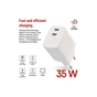 Зарядний пристрій EMOS V03G35 2xUSB-C 35W GaN (V03G35) - зменшене зображення 3