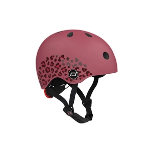 Шолом Scoot&Ride вишневий з ліхтариком 45-51см (SR-181206-WILDCAT) зображення 1