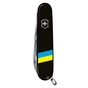 Ніж Victorinox Spartan Ukraine Black "Прапор України" (1.3603.3_T1100u) - зменшене зображення 5
