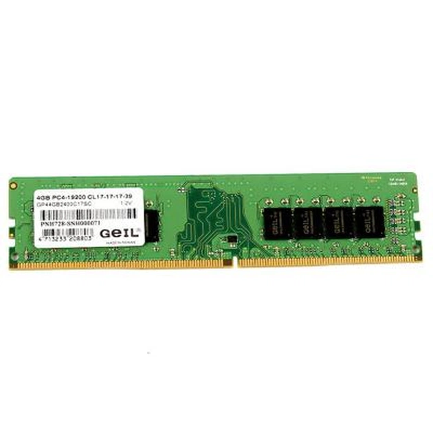 Модуль пам'яті для комп'ютера DDR4 4GB 2400 MHz Pristine Series Geil (GP44GB2400C17SC) - зображення 1