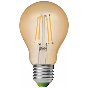Лампочка Eurolamp LED А60 800 Lm E27 4000K 2шт (MLP-LED-A60-08274(Amber)new) изображение 1
