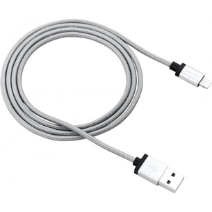 Дата кабель USB 2.0 AM to Lightning 1.0m MFI Dark gray Canyon (CNS-MFIC3DG) зображення 1