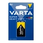 Батарейка Varta Крона 6F22 Superlife Zinc-Carbon * 1 (02022101411) - зменшене зображення 1