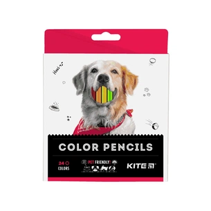 Олівці кольорові Kite Dogs 24 шт (K22-055-1) зображення 1