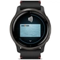 Смарт-годинник Garmin Venu 2, GPS, Wi-Fi, Black + Slate, Leather, GPS (010-02430-21) - зменшене зображення 5