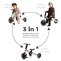 Дитячий велосипед Kinderkraft 3 в 1 4TRIKE Silver Grey (KR4TRI22GRY0000) (5902533922413) - зменшене зображення 12