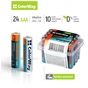 Батарейка ColorWay AAA LR03 Alkaline Power (лужні) * 24шт plastic box (CW-BALR03-24PB) - зменшене зображення 2
