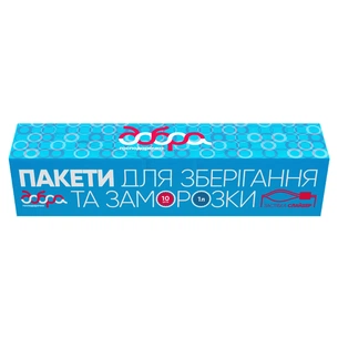 Пакети з застібкою Добра Господарочка Для зберігання та заморозки 1 л 10 шт. (4820086523240) зображення 1